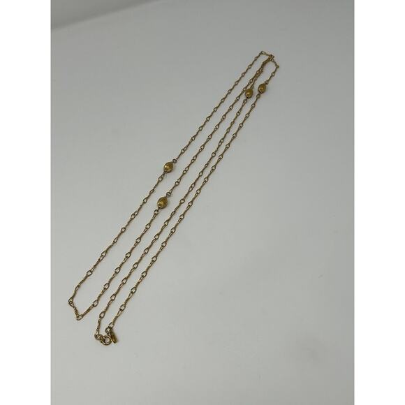 Monet Gold Tone Necklace - Picture 5 of 7